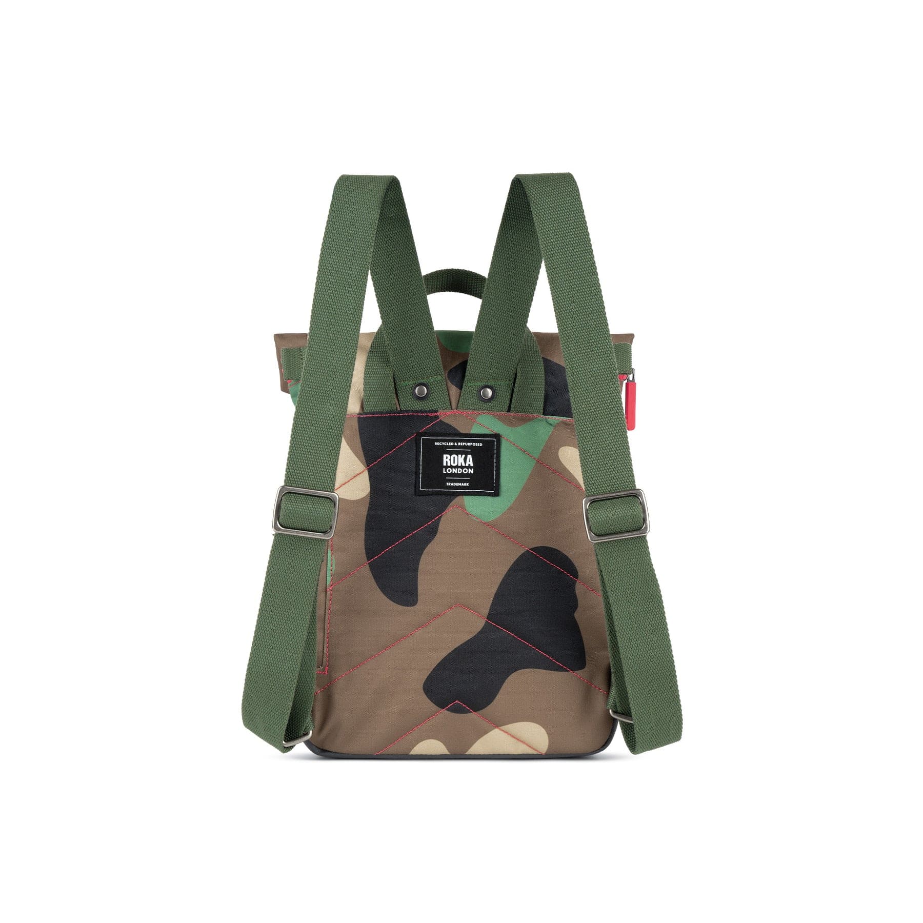 Canfield B Vintage Camo Recycled Canvas Small Backpack