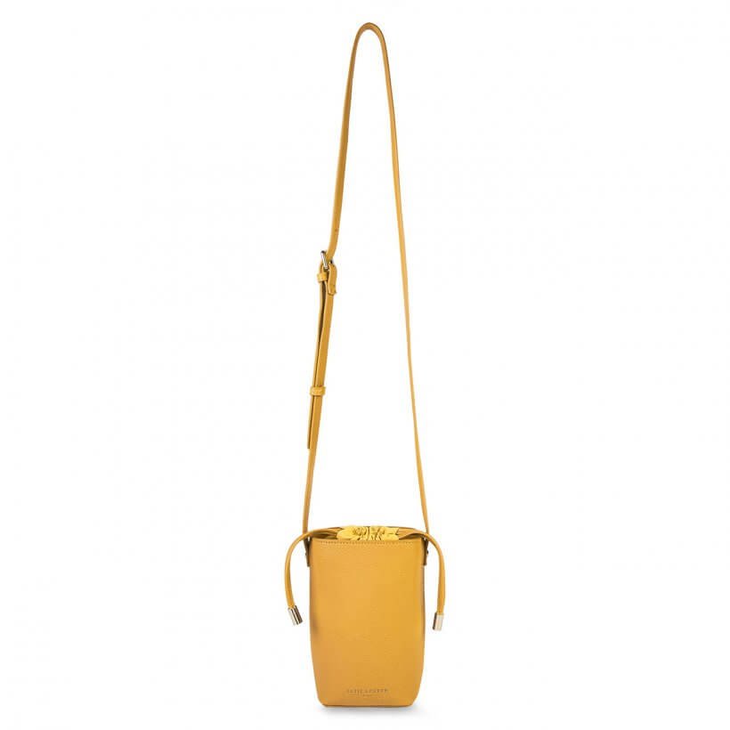 Cece Drawstring Crossbody Bag | Ochre