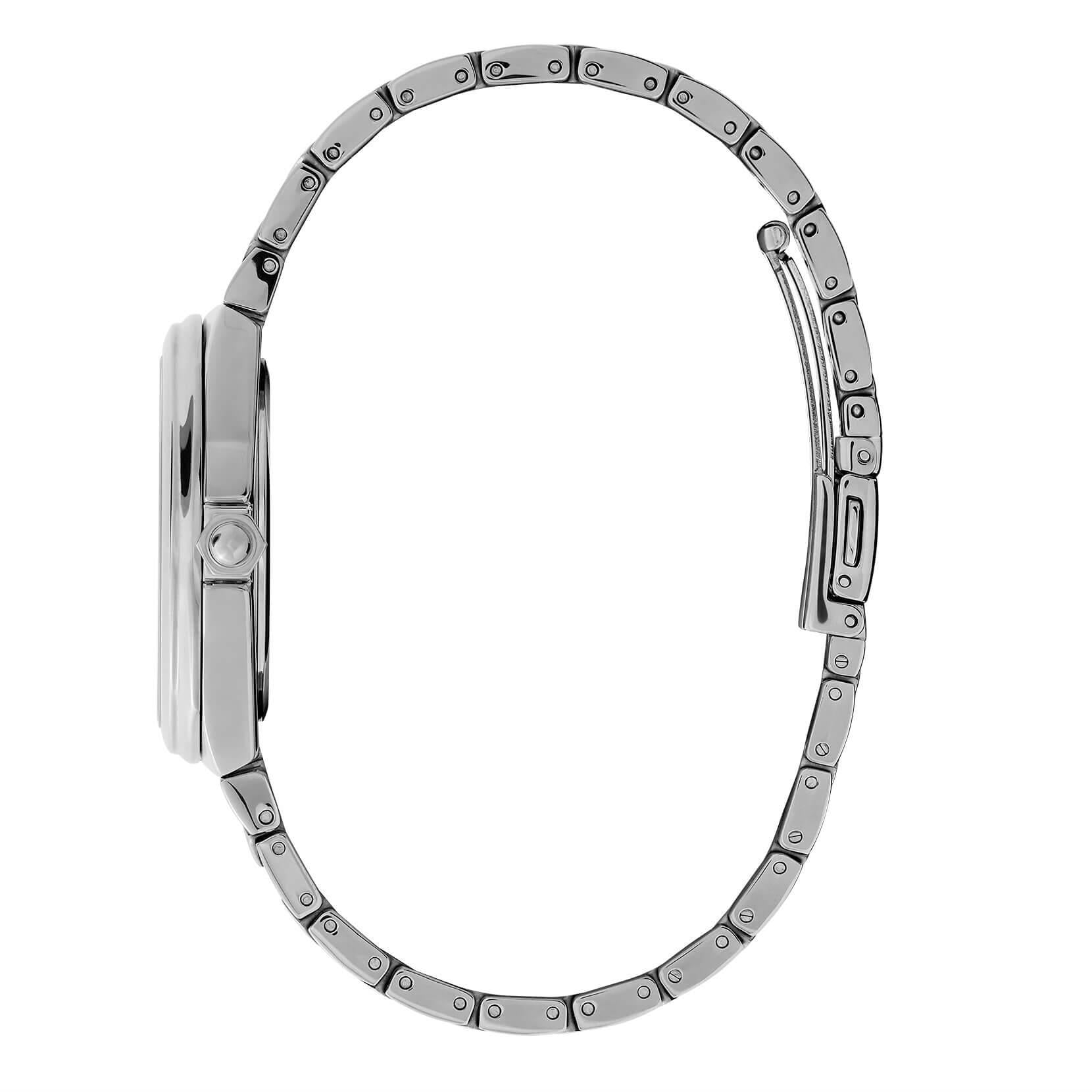 Lustre Multi-Function Light Grey Dial & Silver Bracelet Watch