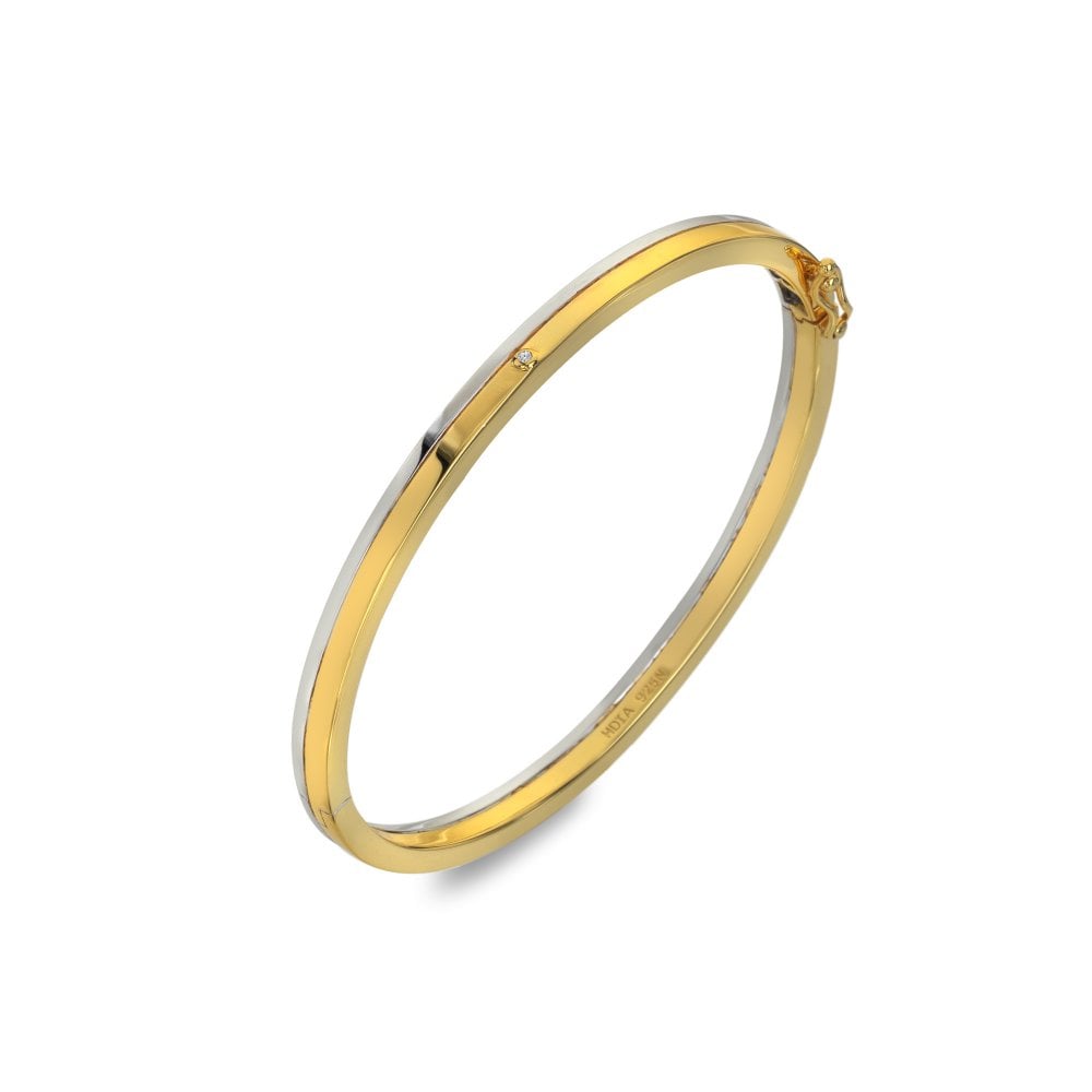 Parellel Two Tone Bangle