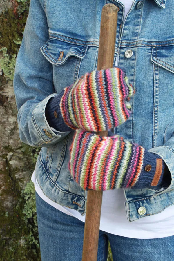 Denver Stripe Glove/Mitts