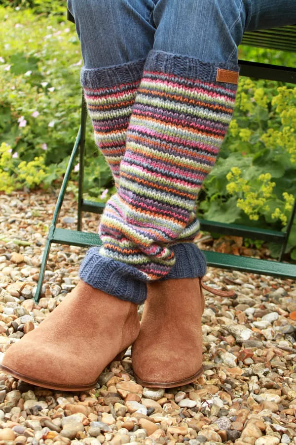 Denver Stripe Legwarmer