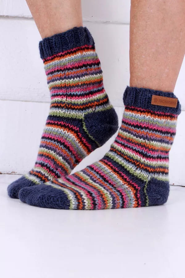 Denver Stripe Sofa Socks