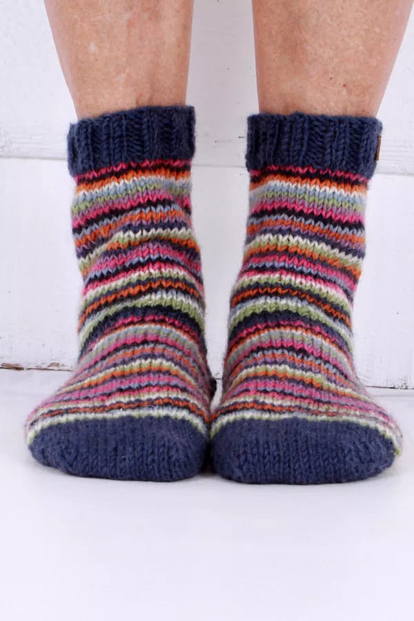 Denver Stripe Sofa Socks