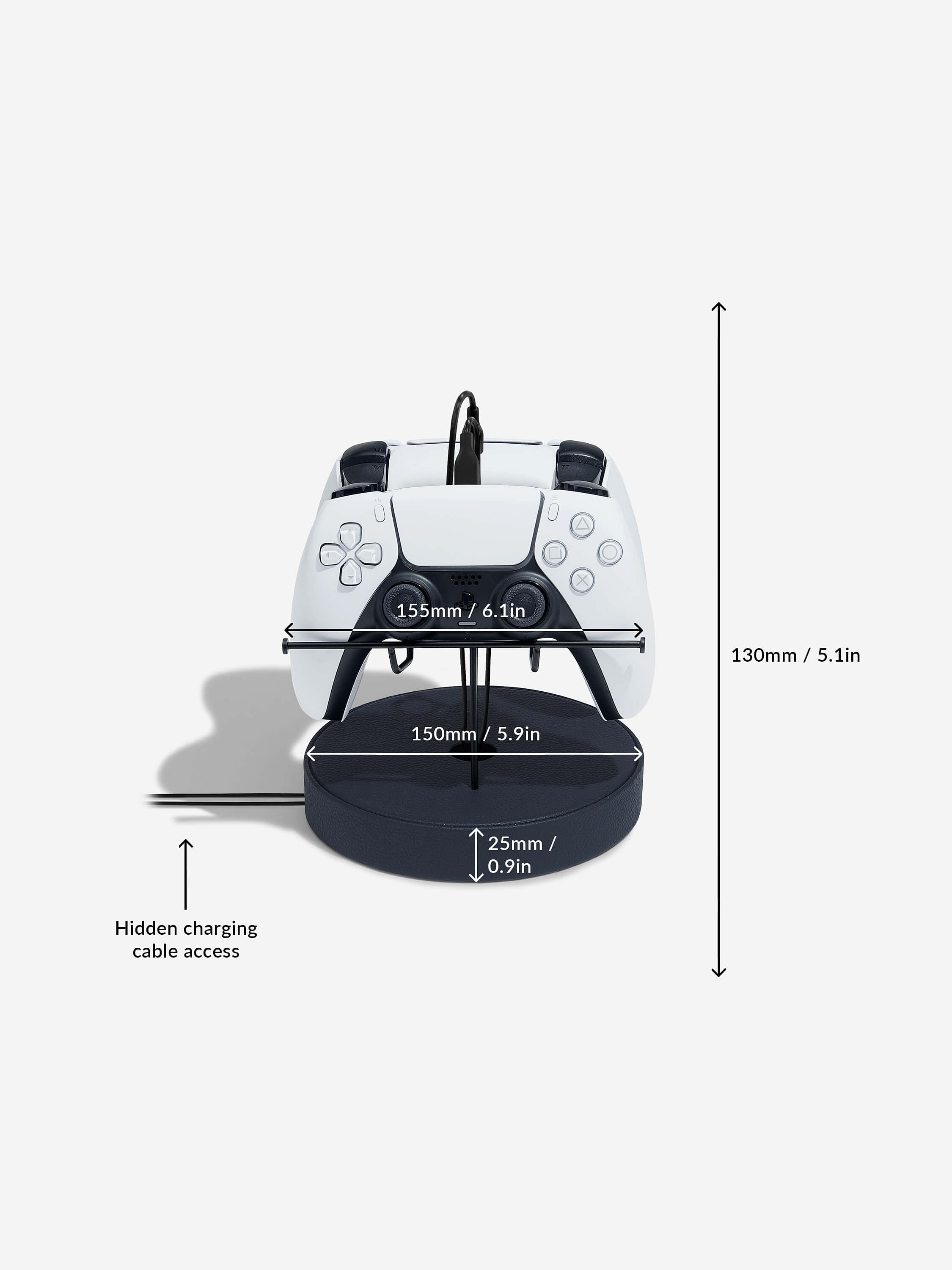 Navy Double Gaming Controller Stand