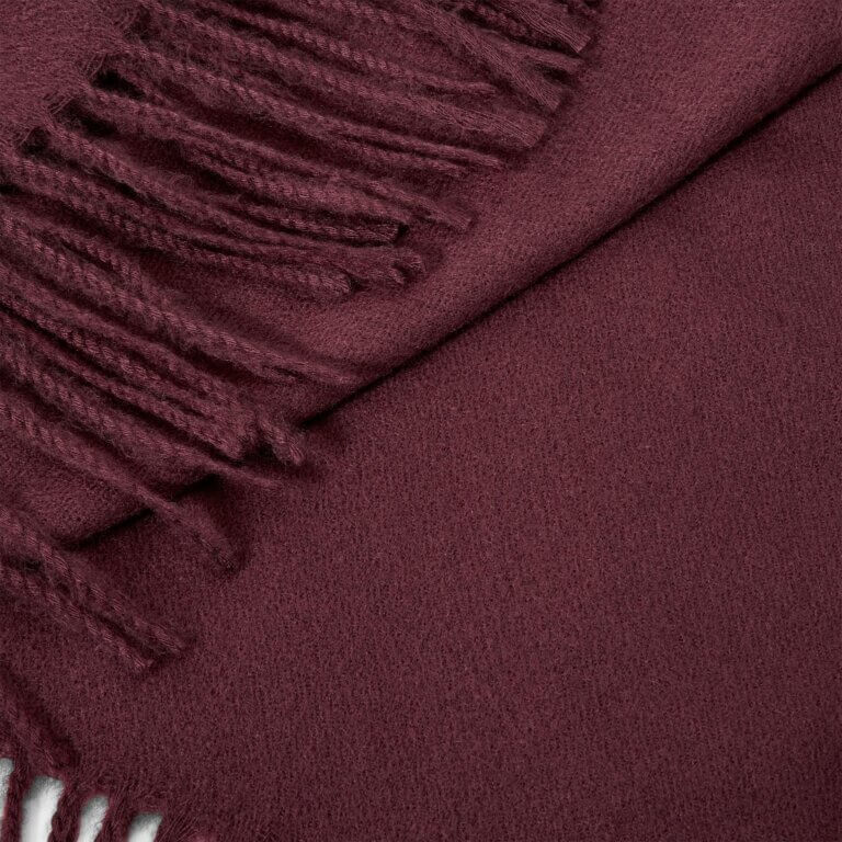 Blanket Scarf | Plum | 190cm X 75cm