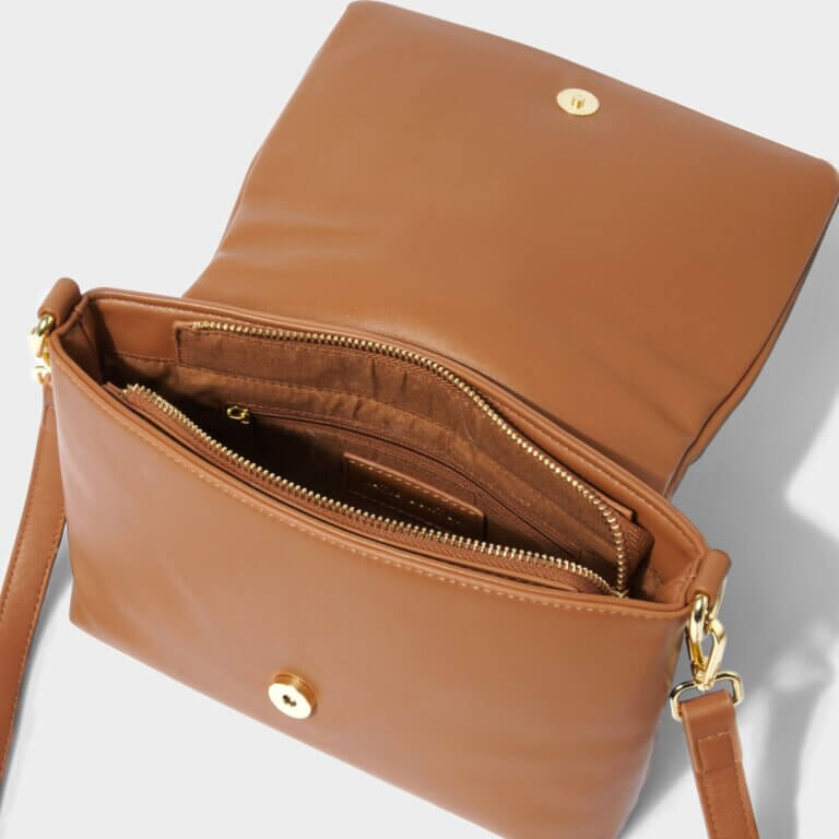 Mischa Slouch Bag | Tan | 20cm X 22cm X 9cm