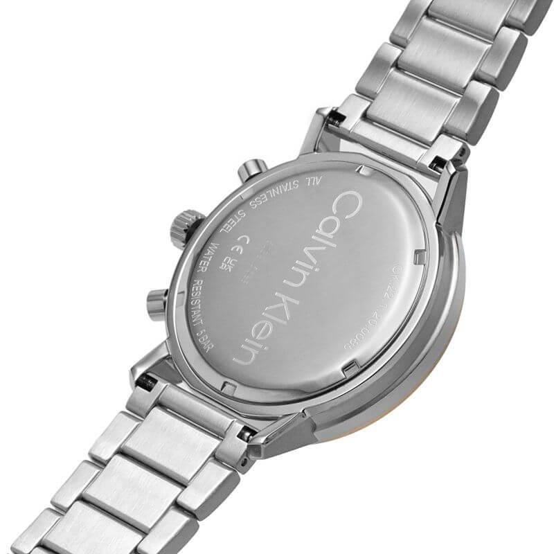 Gauge Grey Chronograph Two Tone Bracelet Strap Gents Watch