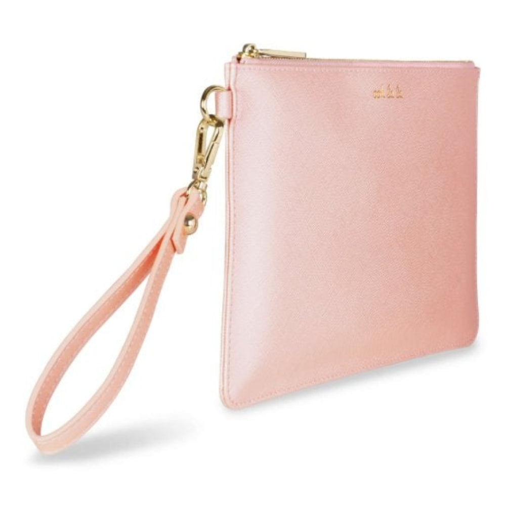 Secret Message Pouch - Ooh La La - Metallic Peach - 16x24cm