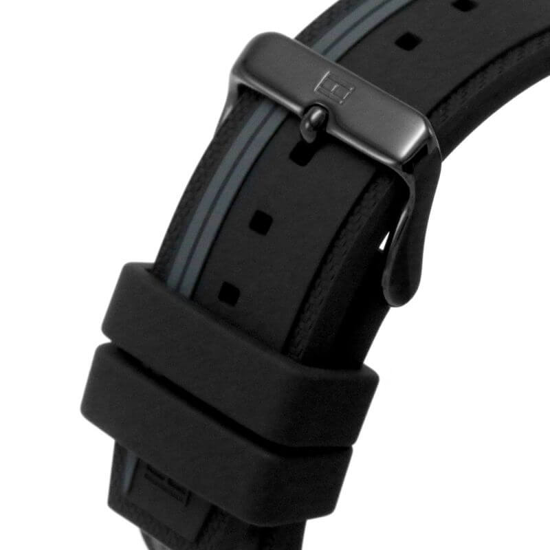 Aiden Sport Ionic Plated Black Steel Gents Watch