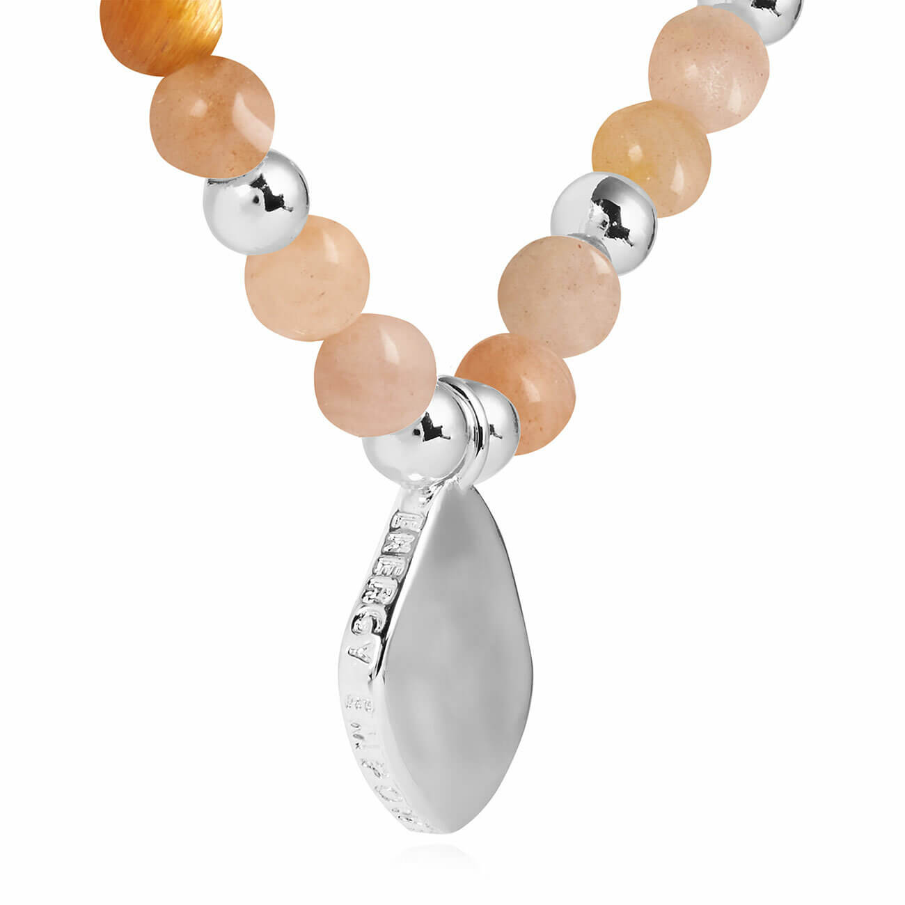 Wellness Gems | Silver | Sunstone Bracelet | 17.5cm Stretch
