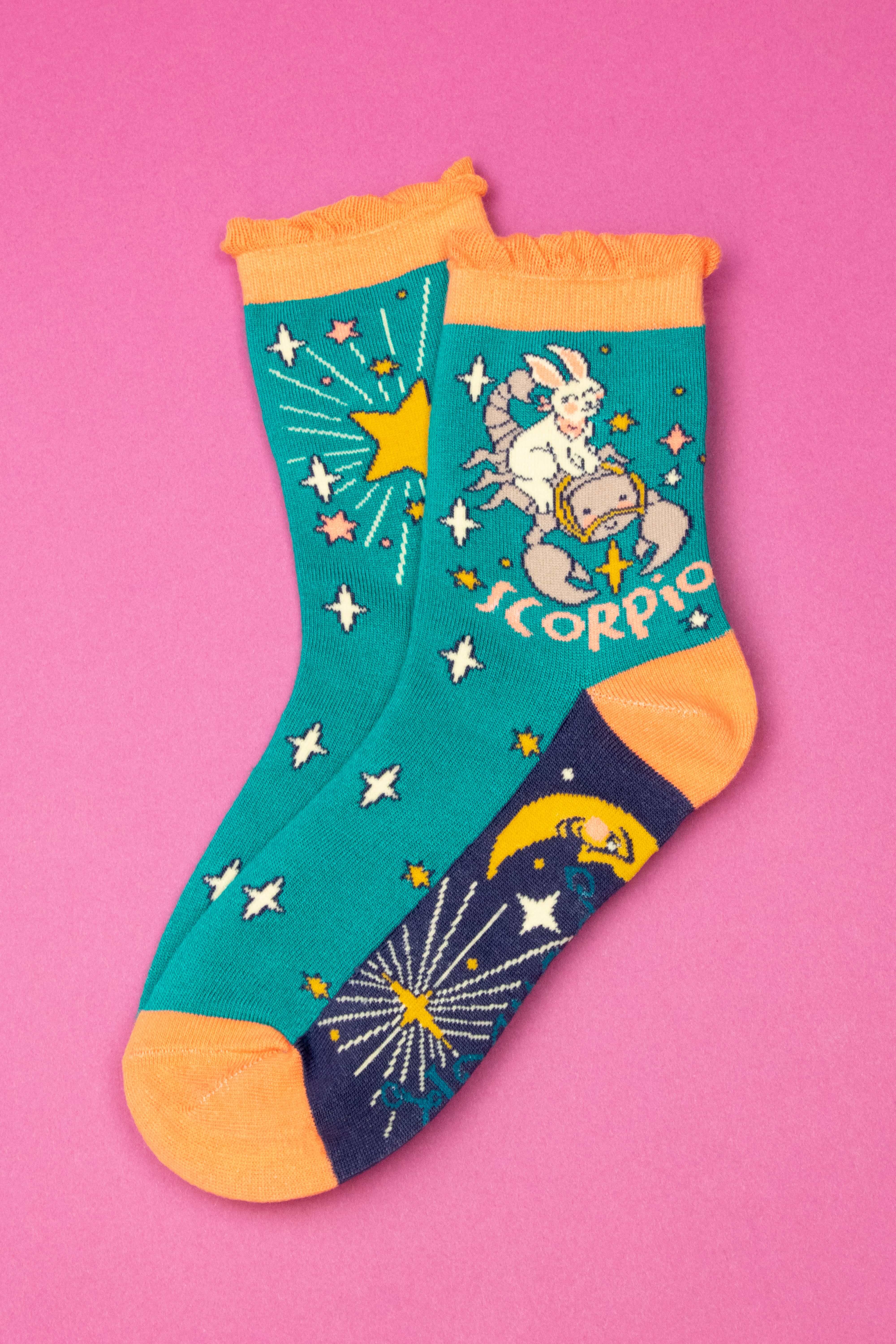 Zodiac Ankle Socks  Scorpio(23rd Oct - 21st Nov)