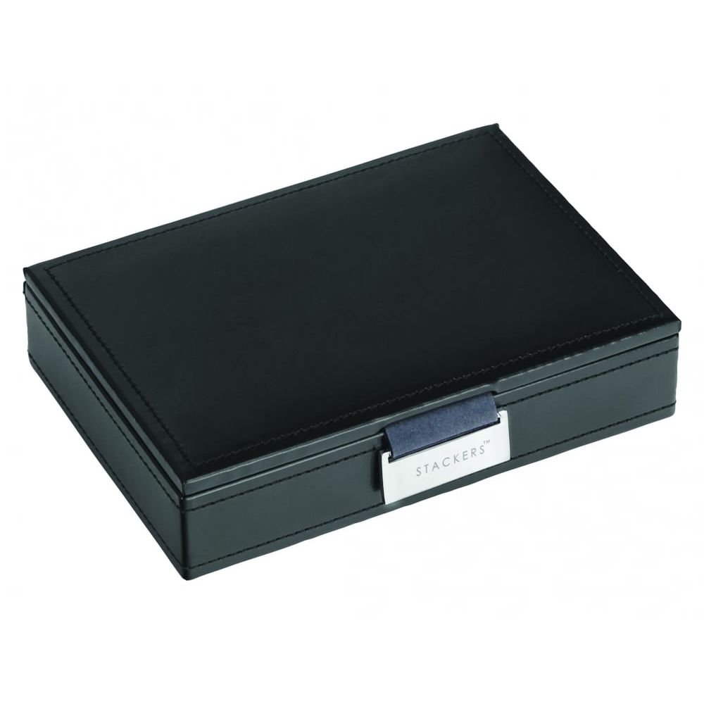 Men's Mini Black and Velvet lidded Stacker
