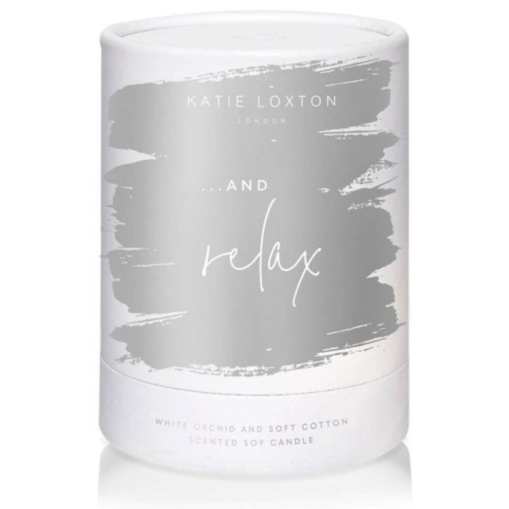 Sentiment Candle | ��������� And Relax | White Orchid And Soft Cotton | 160g