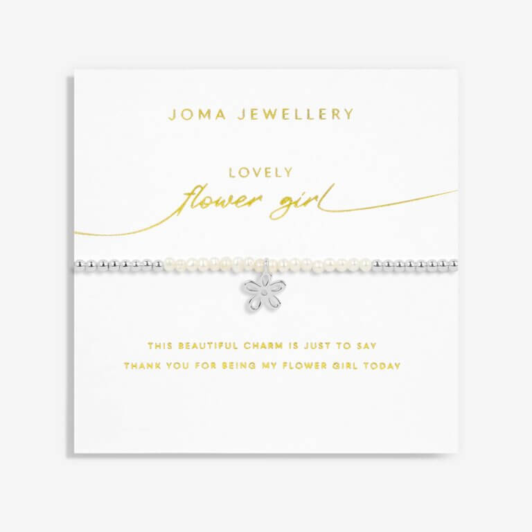 Bridal Pearl Bracelet 'Lovely Flower Girl'