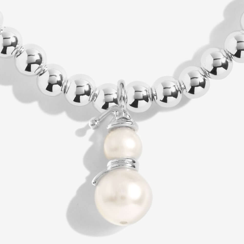 Christmas A Little | Let It Snow | Silver | Bracelet | 17.5cm Stretch