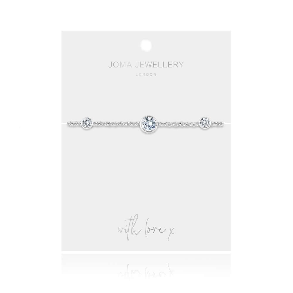 Esme | Silver | CZ | Bracelet | 19cm Adjustable