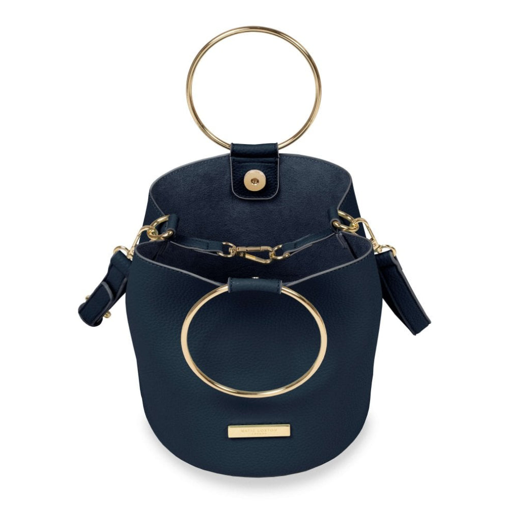 Suki Bucket Bag - Navy - 20x18x6cm