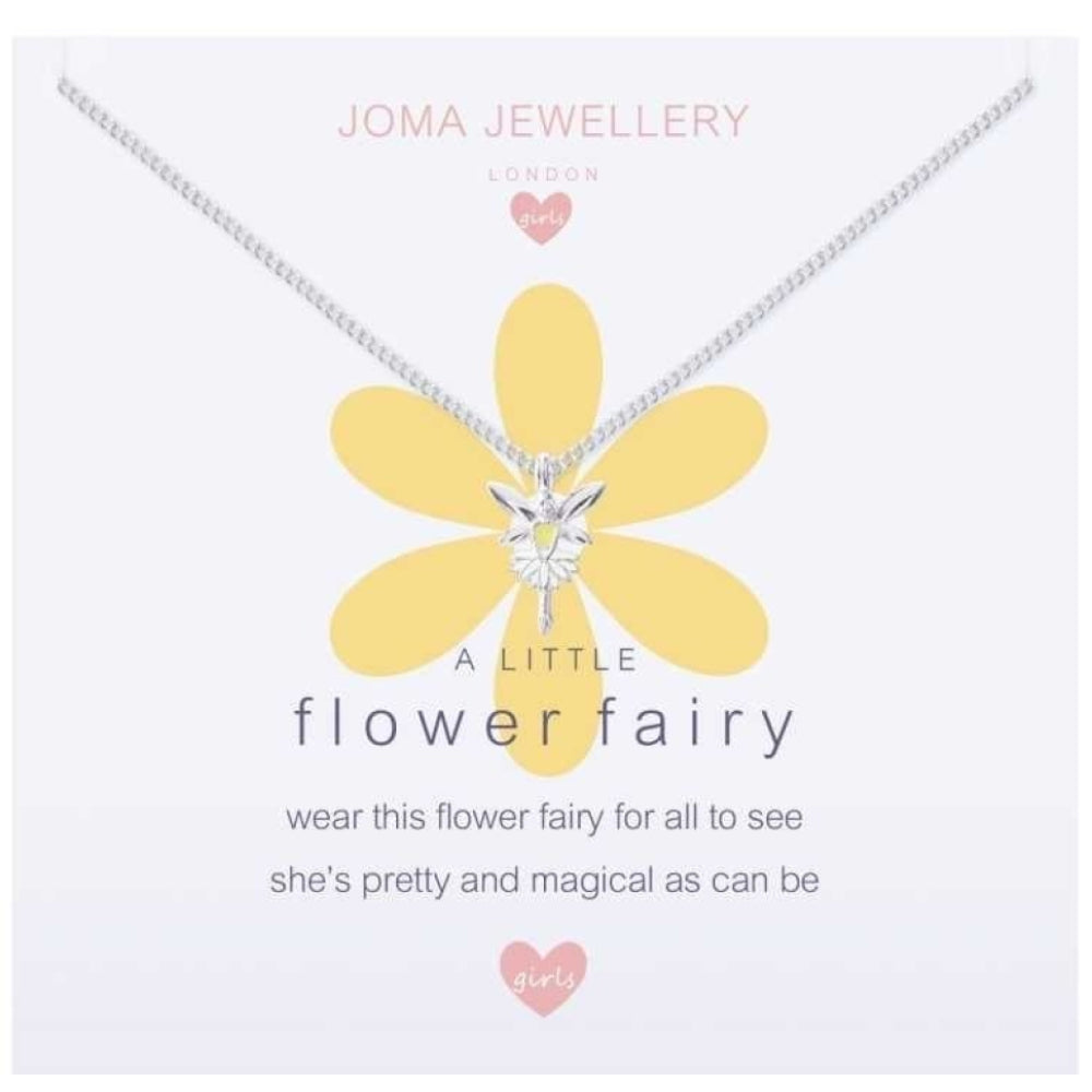 a little FLOWER FAIRY - daisy - silver necklace