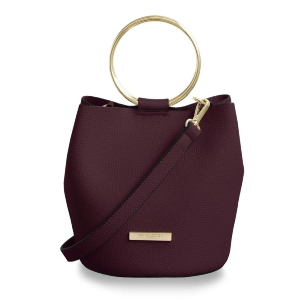 SUKI BUCKET BAG - burgundy - 20x18x6cm