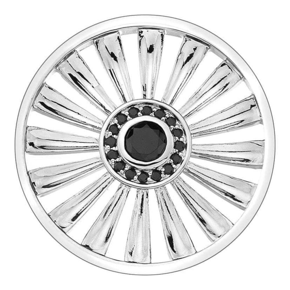 Art Deco Sunrise Coin - 33 mm