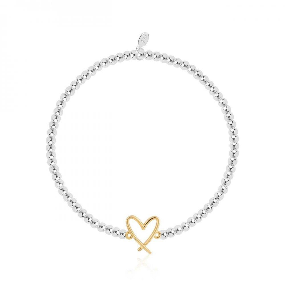 Christmas Cracker | Live Love Sparkle | Silver | 17.5cm Stretch