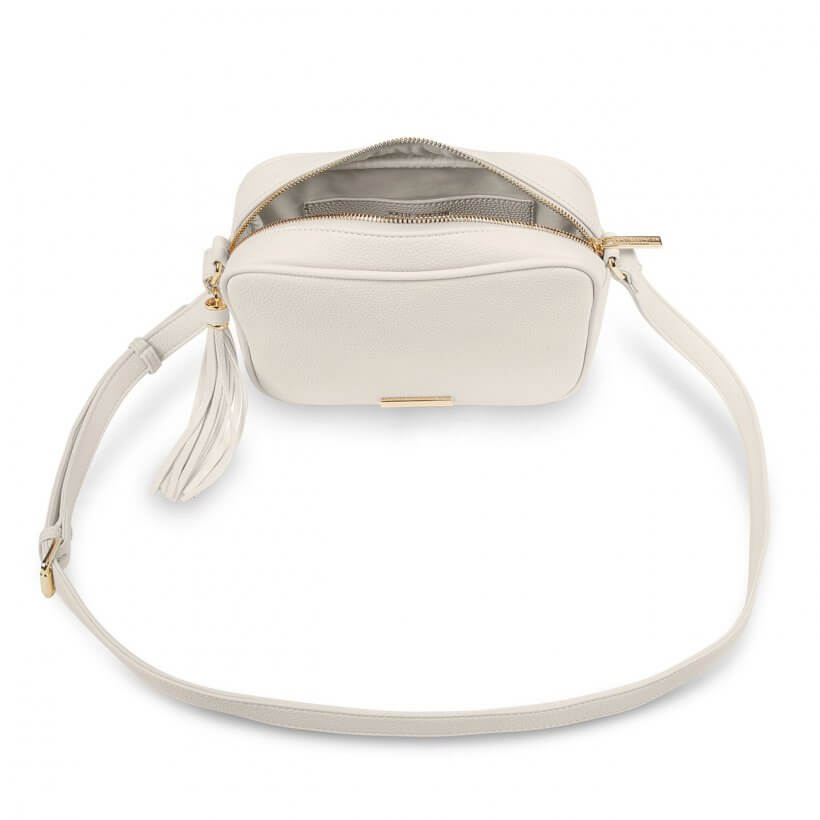 Sophia Tassel Crossbody Bag | Off White