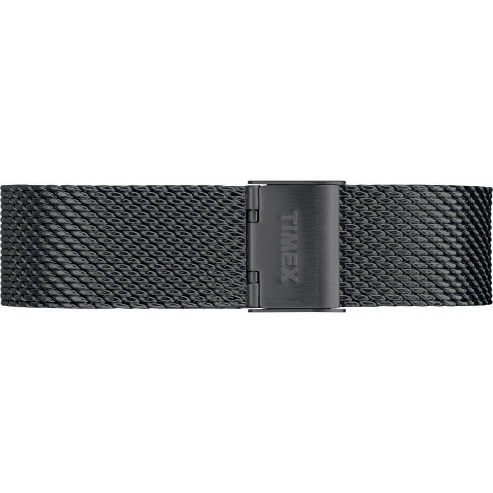 Fairfield Black Mesh Strap Black Dial Chronograph Watch