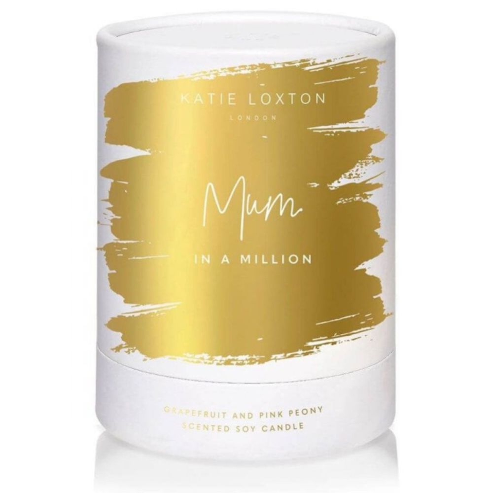 Sentiment Candle | Mum In A Million | Grapefruit And Pink Peony | 160g