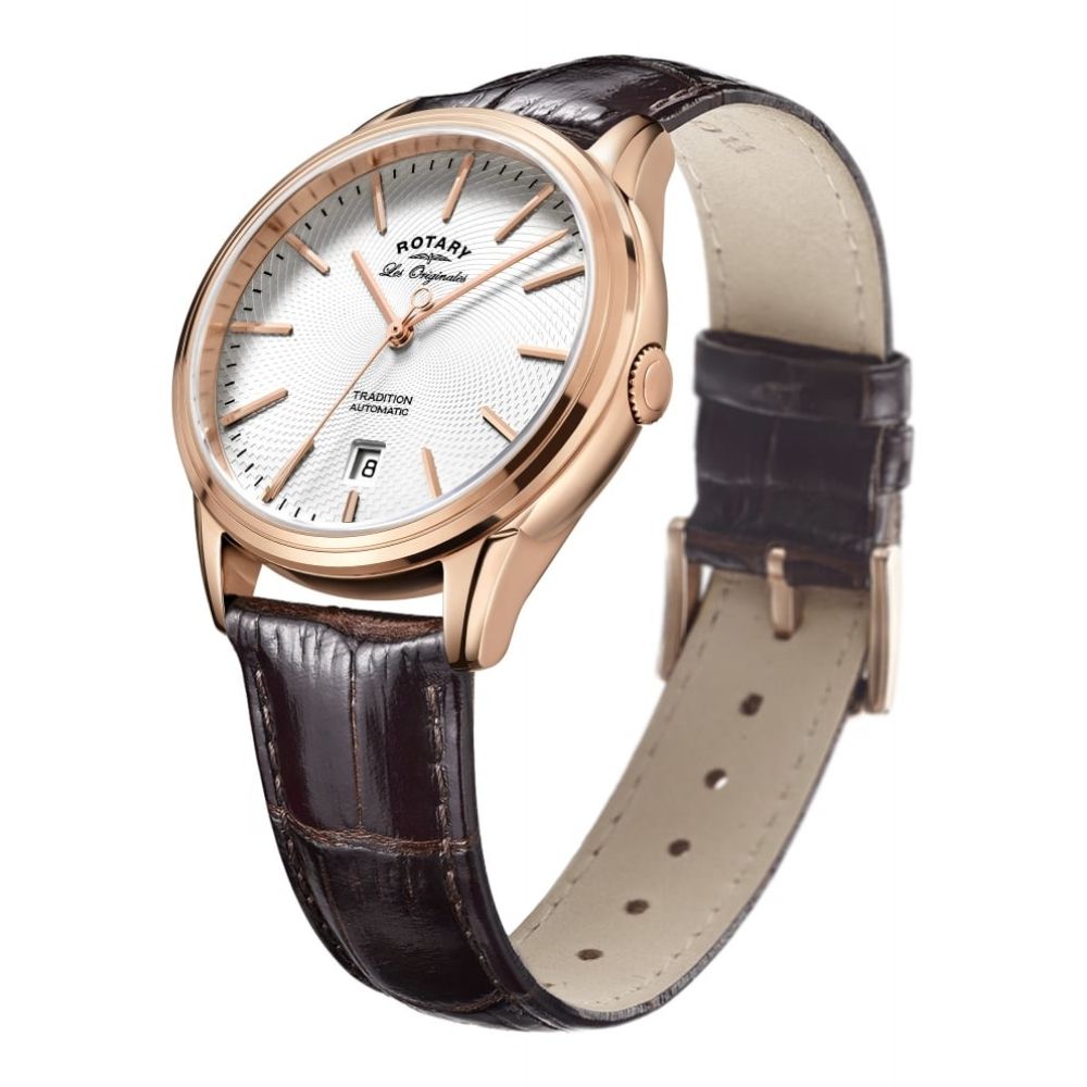 Les Originales Automatic Rose Gold Plated Date Display Watch