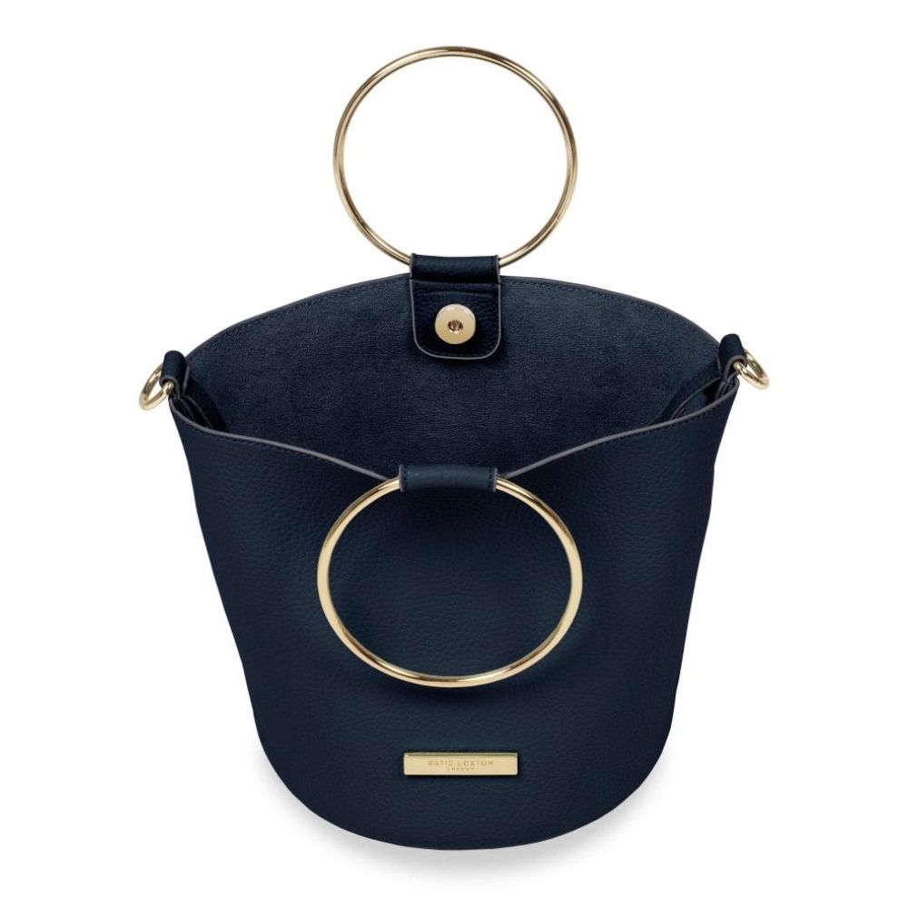 Suki Bucket Bag - Navy - 20x18x6cm