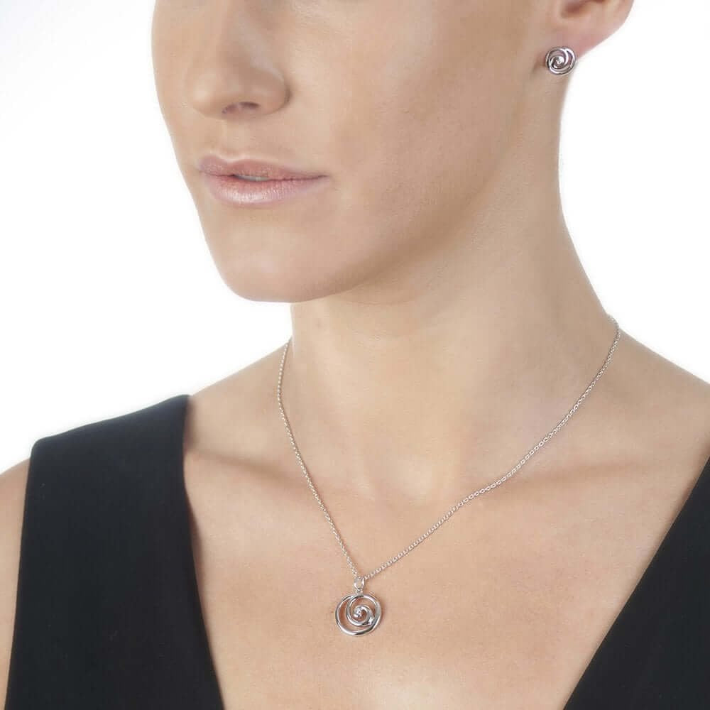 Eternity Spiral Pendant