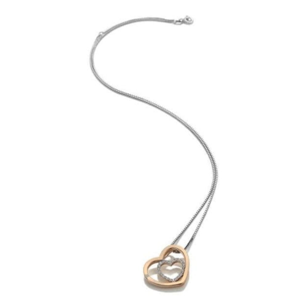 Adorable Encased Pendant - Rose Gold Plate Accents