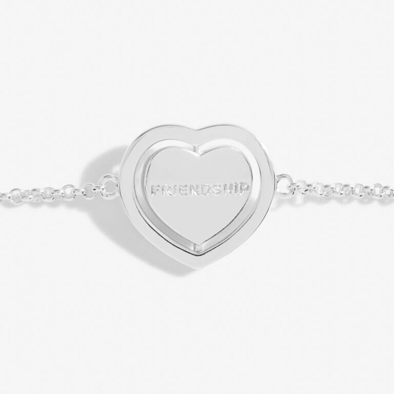 Sentiment Spinners | Friendship | Silver | Bracelet | 19cm Adjustable