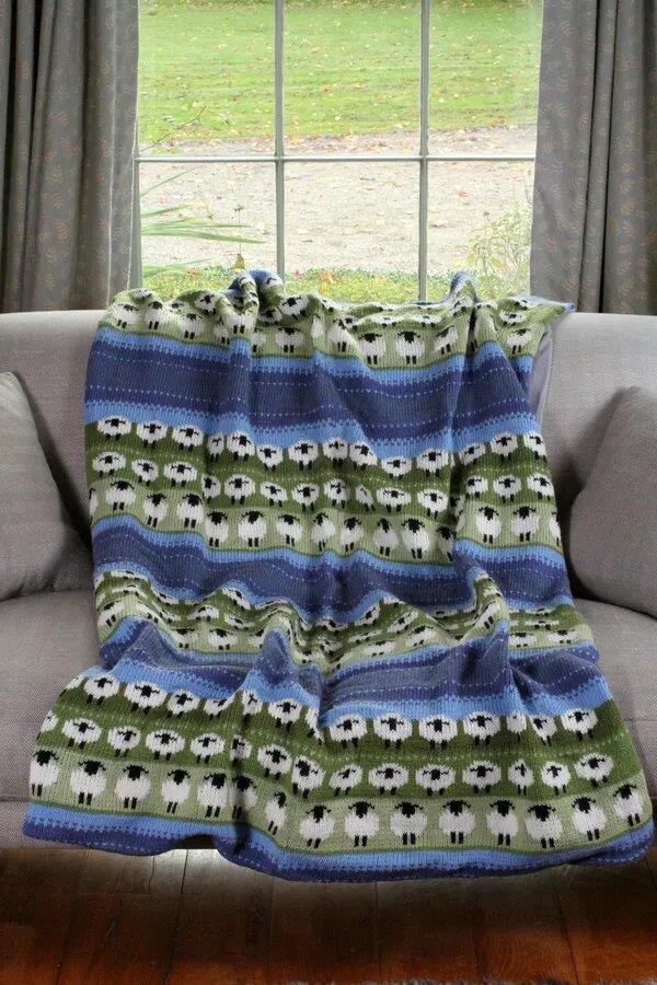 Flock Of Sheep Throw