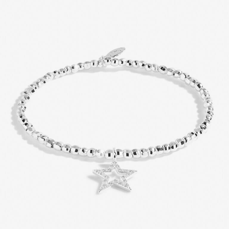 Faceted A Little | Have A Magical Birthday | Silver | Bracelet | 17.5cm Stretch