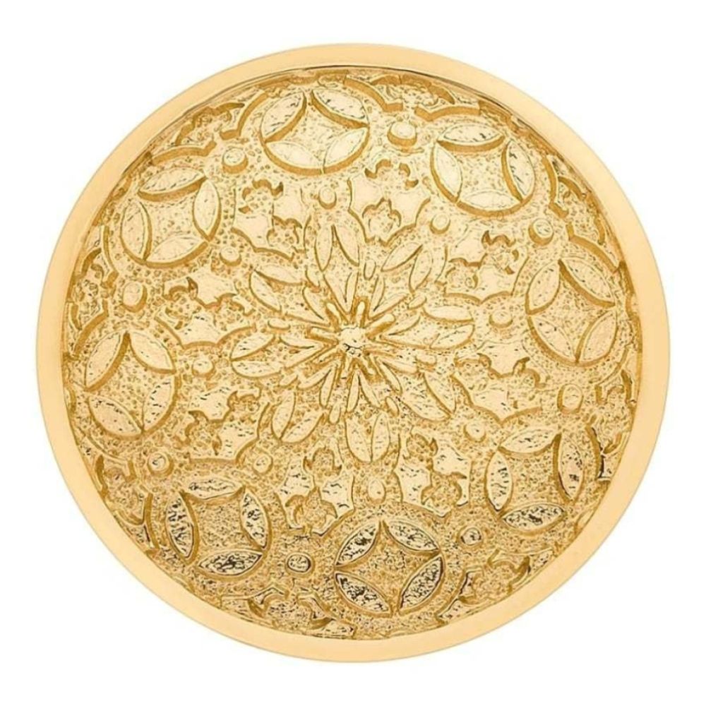 Mystical Map Yellow Gold Coin - 33mm