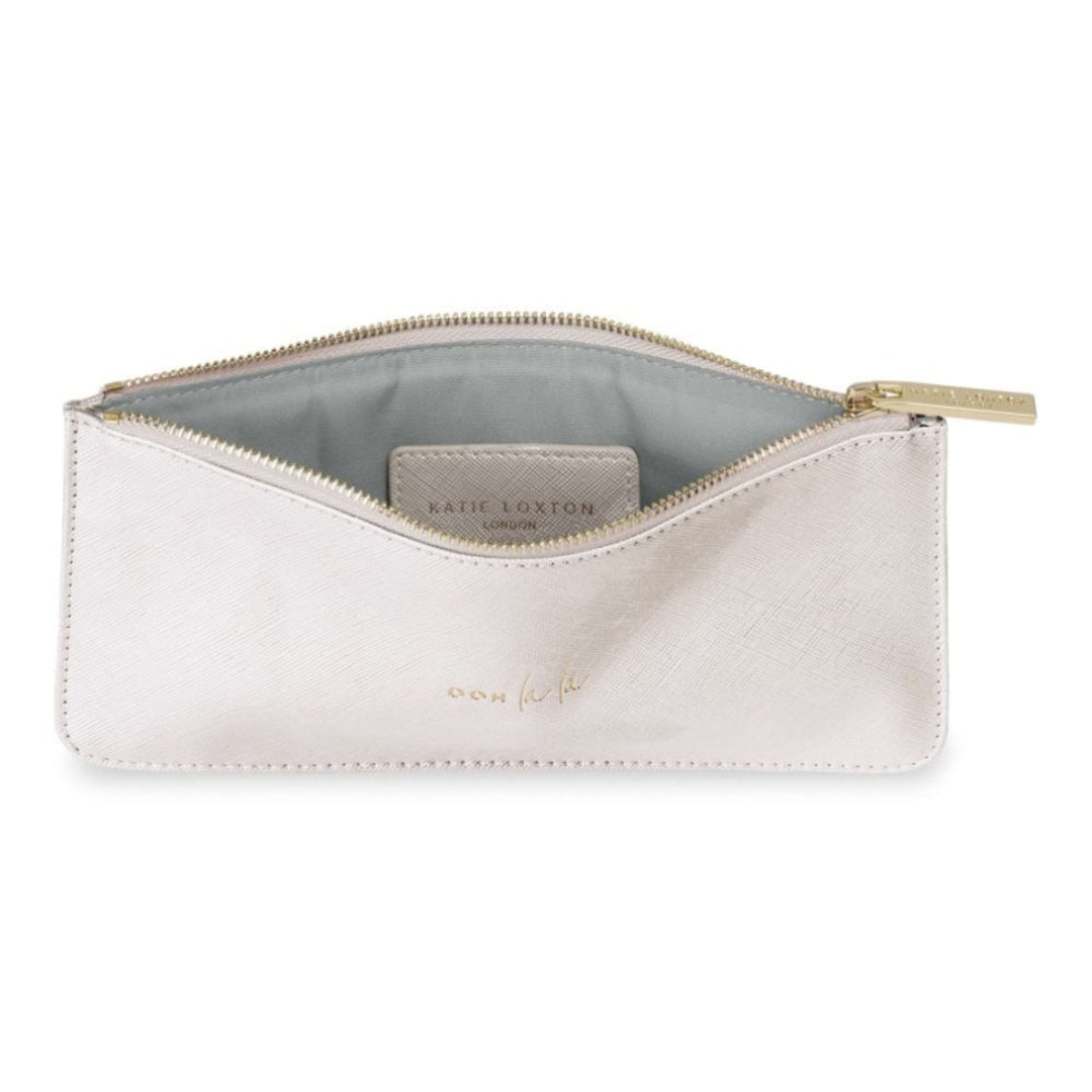 Serena Slim Pouch - Ooh La La - White - 11x22cm