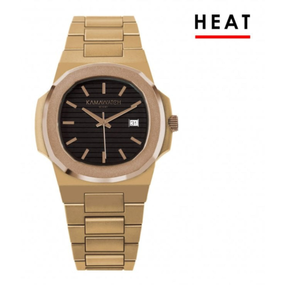 Vintage Bolero Dark Brown & Bronze Strap Wristwatch