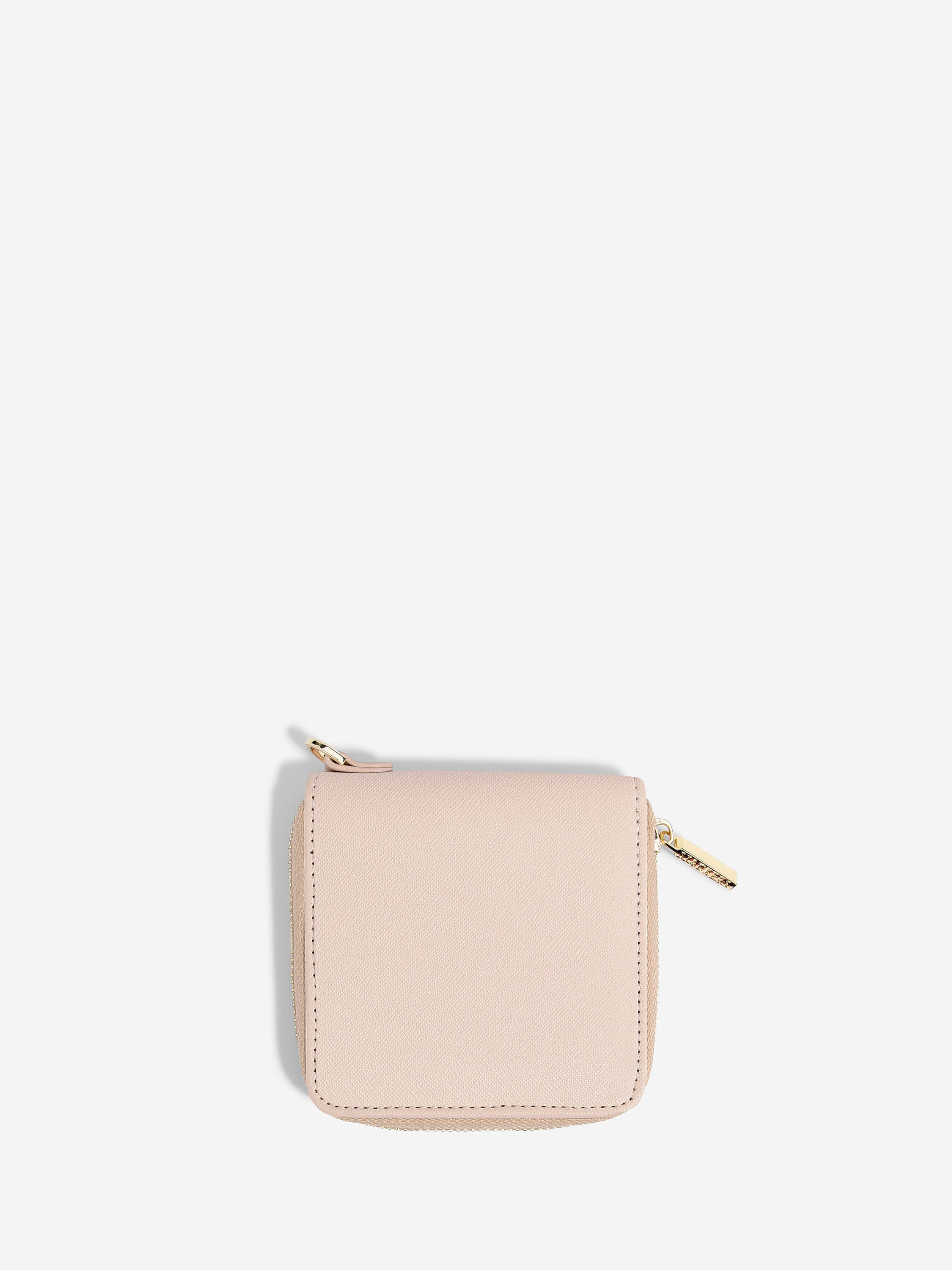 Blush Pink & Gold Compact Jewellery Roll