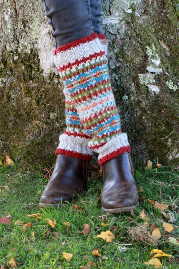 Iona Legwarmer Burgundy