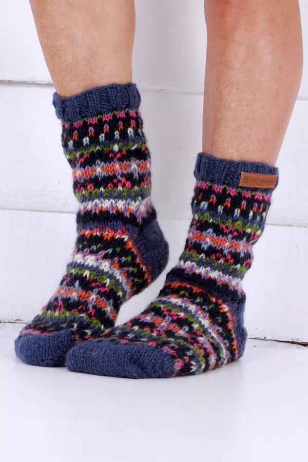 Iona Sofa Socks Denim