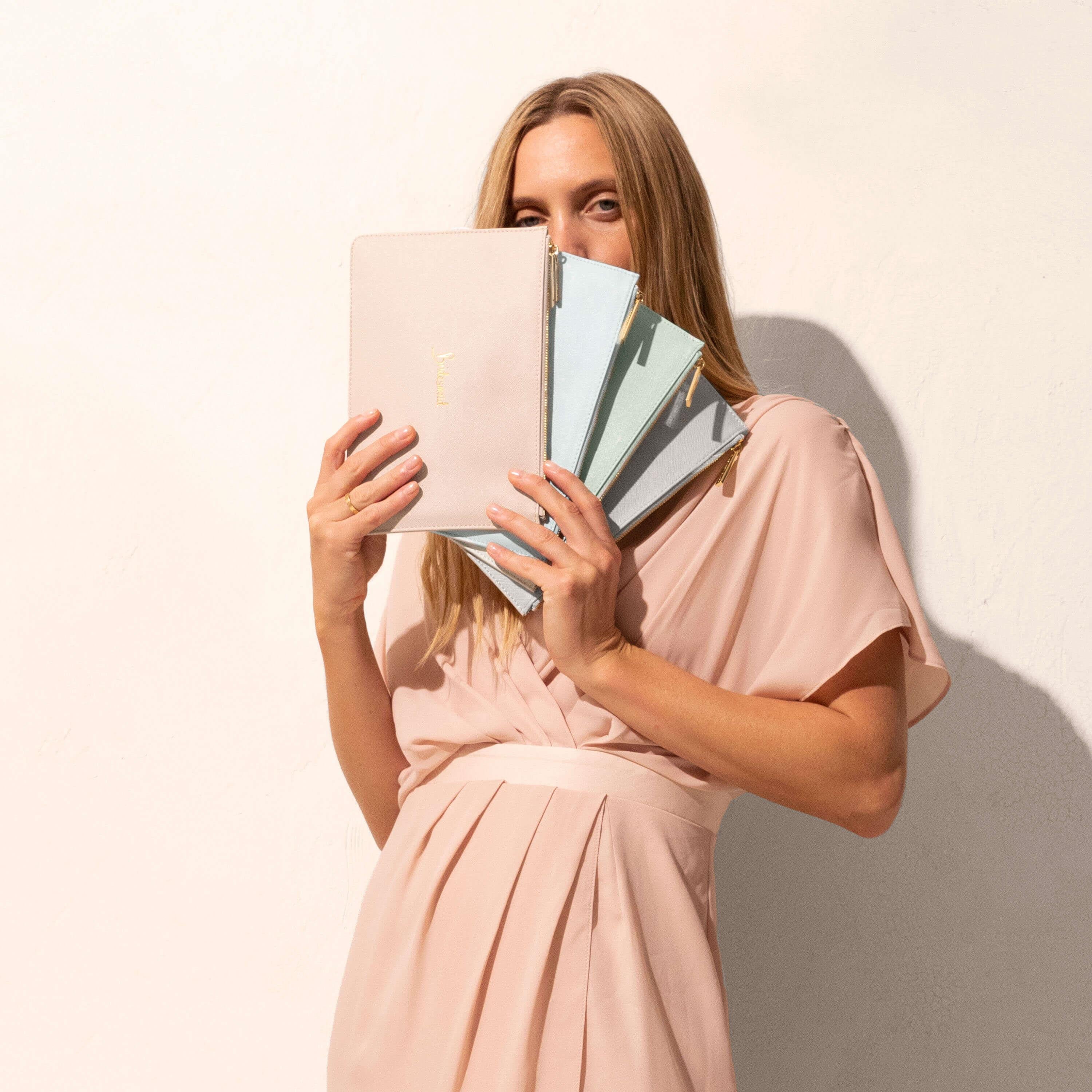 Bridal Perfect Pouch | Bridesmaid | Sage Green | 16 X 24 X 1.5cm