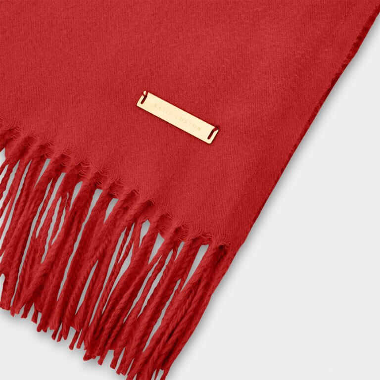 Blanket Scarf | Red | 190cm X 75cm X 0.5cm
