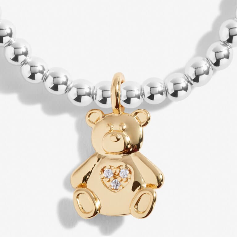 A Little | Bear Hug | Silver | Bracelet | 15.5cm Stretch