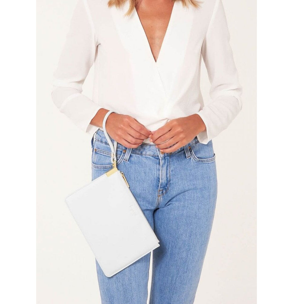 Secret Message Pouch | Be-You-Tiful, Be Your Own Kind Of Beautiful | White | 16 X 24 Cm