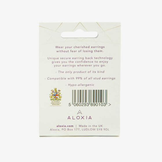Lox Silver 2 Pair Pack Secure Earrings Backs