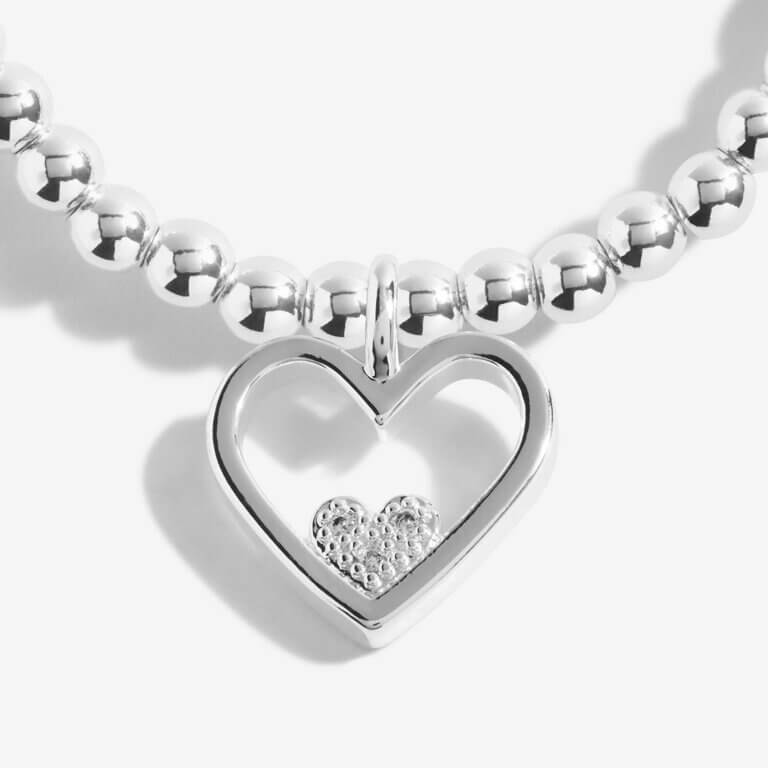 A Little Happy First Mother's Day Silver Bracelet