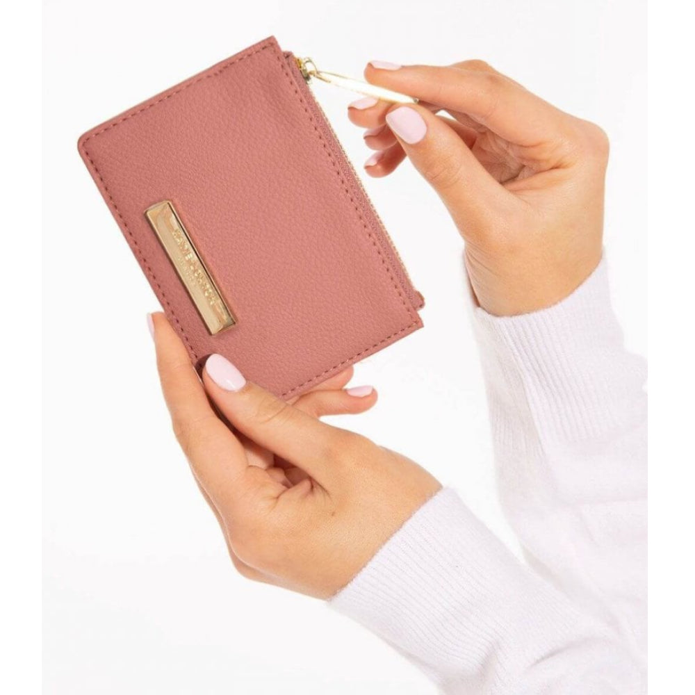 Alise Card Holder | Salmon Pink | 12.5 X 8.5cm