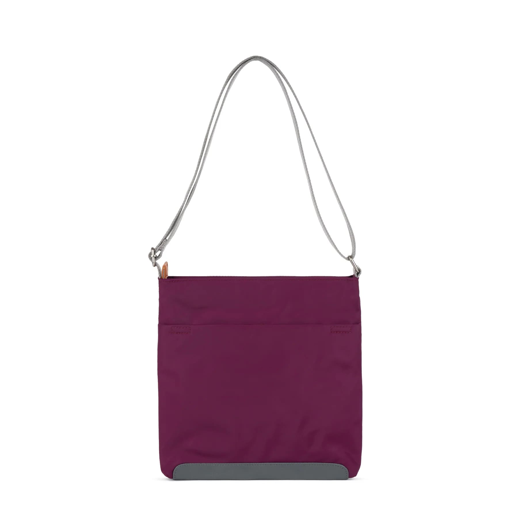 Kennington B Royal Burgundy Recycled Nylon Medium Crossbody Bag